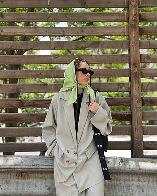 مینی اسکارف چهارخونه